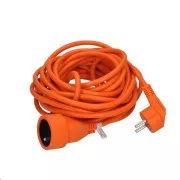 Podaljševalni kabel Solight - priključek, 1 vtičnica, oranžna barva, 10 m