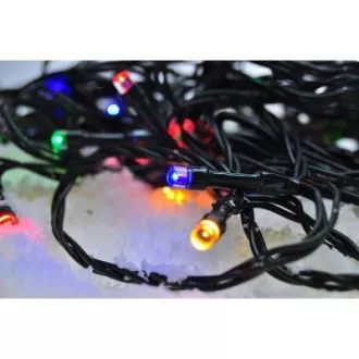 Solight LED zunanja božična veriga, 500 LED diod, 50 m, 5 m vodila, 8 funkcij, časovnik, IP44, večbarvna
