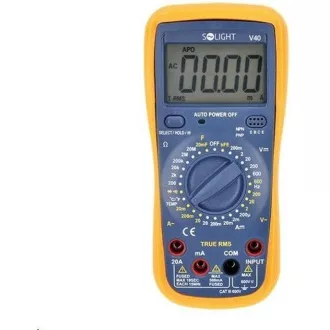 Solight profesionalni multimeter, true RMS