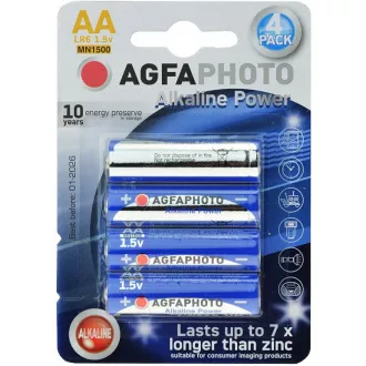 AgfaPhoto Power alkalne baterije LR06/AA, blister 4 kosi