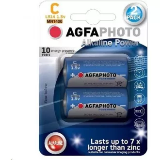 AgfaPhoto Power lkaline baterije LR14/C, blister 2pcs