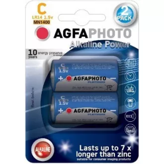 AgfaPhoto Power lkaline baterije LR14/C, blister 2pcs
