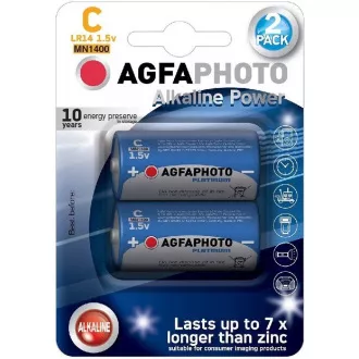 AgfaPhoto Power lkaline baterije LR14/C, blister 2pcs