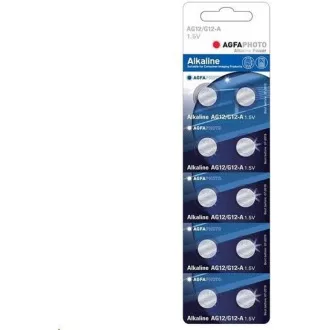 AgfaPhoto alkalne gumbaste baterije LR43-LR1142-AG12, blister 10 kosov AgfaPhoto alkalne gumbaste baterije LR43-LR1142-AG12, blister 10 kosov
