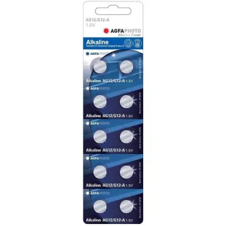 AgfaPhoto alkalne gumbaste baterije LR43-LR1142-AG12, blister 10 kosov AgfaPhoto alkalne gumbaste baterije LR43-LR1142-AG12, blister 10 kosov