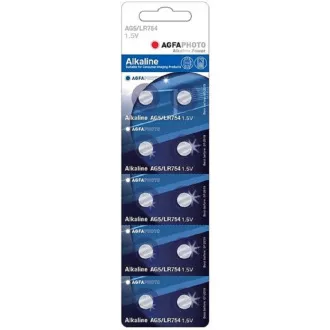 AgfaPhoto alkalna baterija LR48-LR754-AG5-393, blister, 10 kosov