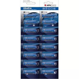 AgfaPhoto Power alkalne baterije LR03/AAA, blister 16 kosov