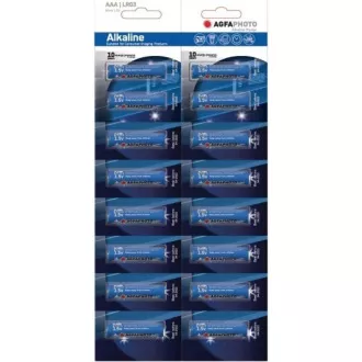 AgfaPhoto Power alkalne baterije LR03/AAA, blister 16 kosov