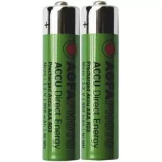 AgfaPhoto prednapolnjena baterija AAA, 950 mAh, 2 kosa