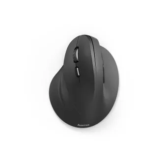 Hama vertikalna ergonomska brezžična miška EMW-500L, za levičarje, črna