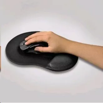 Hama ergonomska gelska podloga za miško, črna