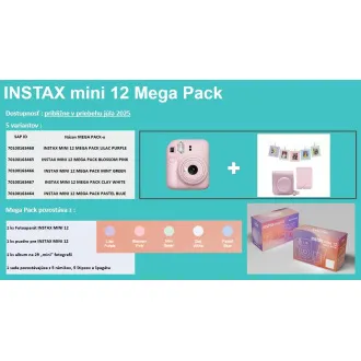 Fujifilm MINI 12 MEGA PACK modra - Razpakirano