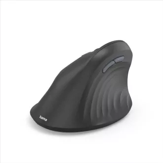 Hama vertikalna ergonomska brezžična miška EWM-600L, za levičarje, polnilna, za več naprav
