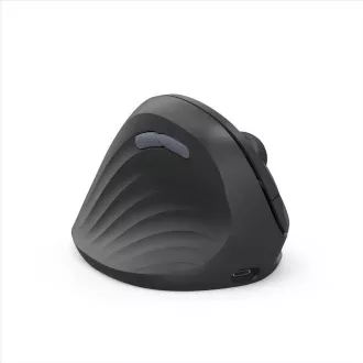 Hama vertikalna ergonomska brezžična miška EWM-600L, za levičarje, polnilna, za več naprav