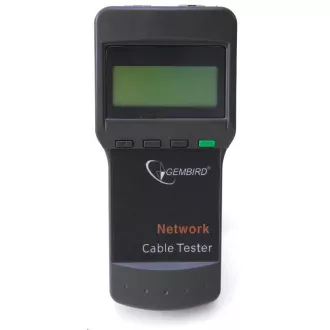 GEMBIRD Tester kablov Digitalni tester omrežnih kablov (Cat 5E, 6E, koaksialni, telefonski)