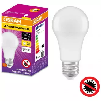OSRAM LED ANTIBACTERIAL E27 10W/827 CLA75W toplo 2700k
