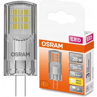 OSRAM LED PIN 30 G4 2, 6W/827 12V topla