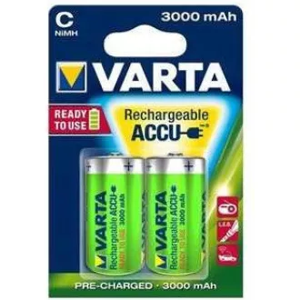 Varta LR14/2BP 3000 mAh Pripravljeno za uporabo (Blistr 2pcs)