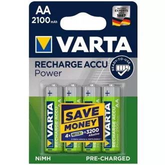 Varta LR6/4BP 2100 mAh Pripravljeno za uporabo (Blistr 4ks)