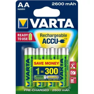 Varta LR6/4BP 2600 mAh Pripravljeno za uporabo