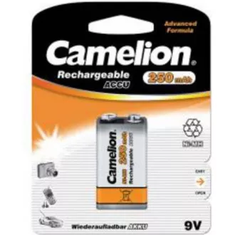 Camelion 9V NiMH 250mAh za ponovno polnjenje Camelion 9V NiMH 250mAh za ponovno polnjenje