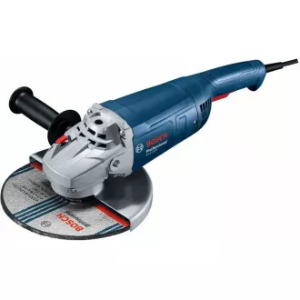 BOSCH GWS 2200, kotni brusilnik, 2.200 W, 6.500 - 6.500 vrt/min, 230 mm, zaklepno stikalo BOSCH GWS 2200, kotni brusilnik, 2.200 W, 6.500 - 6.500 vrt/min, 230 mm, zaklepno stikalo