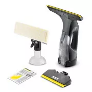 Karcher WV 5 Plus N Black Edition čistilec oken, trajanje baterije 35 min, rezervoar za umazano vodo 100 ml, črne barve