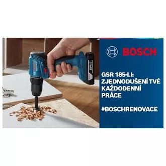 BOSCH GSR 185-LI Akumulatorski vrtalni vijačnik BOSCH GSR 185-LI Akumulatorski vrtalni vijačnik