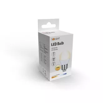 Solight LED žarnica, miniglobe, 4W, E27, 3000K, 340lm