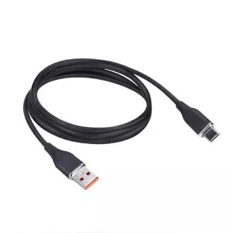 Solight Kabel USB-C, priključek USB 2.0 A - priključek USB-C 3.1, silikonski, 1 m