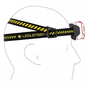 Ledlenser HF6R Delovna naglavna svetilka, rumena
