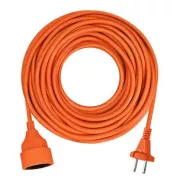 Solight 1z gibljivi kabel - priključek, 10 m, 2 x 1, 5mm2, oranžna
