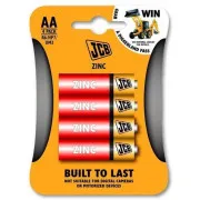 JCB cink kloridna baterija R06, blister 4 kosi