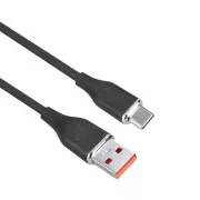 Solight Kabel USB-C, priključek USB 2.0 A - priključek USB-C 3.1, silikonski, 2 m