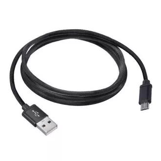 Solight kabel USB, priključek USB 2.0 A - mikro priključek USB B, blister, 1 m