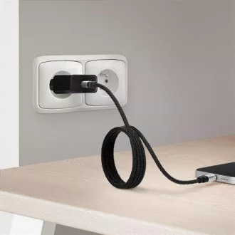 Solight magnetni kabel USB-C 3.1, priključek USB-C - priključek USB-C, 1 m