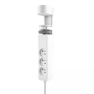 Solight 3z USB A C prenosna namizna vtičnica, 2 m, bela, hitri polnilec USB 20W PD Solight 3z USB A C prenosna namizna vtičnica, 2 m, bela, hitri polnilec USB 20W PD