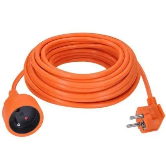 Solight 1z podaljšek - priključek, 15m, 3 x 1, 5mm2, oranžna Solight 1z podaljšek - priključek, 15m, 3 x 1, 5mm2, oranžna