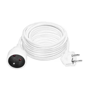 Solight 1z podaljšek - priključek, 15 m, 3 x 1, 5mm2, bela Solight 1z podaljšek - priključek, 15 m, 3 x 1, 5mm2, bela