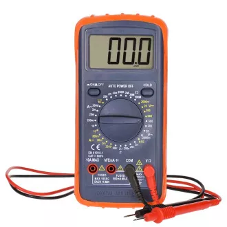 Solight multimeter, max. AC 600V/10A, max. DC 600V/10A, test diod, zvočni signal, hFE, kapacitivnost, upornost
