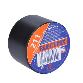 Izolacijski trak Solight, 38 mm x 0, 13 mm x 10 m, črn