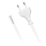 Solight flexo kabel, 2x 0,75 mm², bel, ploščat, 3 m