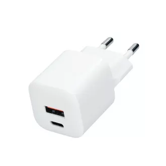 Solight USB-C   USB-A hitri polnilec GaN 20W PD