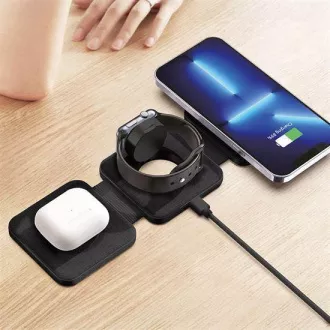 Solight Potovalni polnilec 3v1, združljiv s sistemom MagSafe