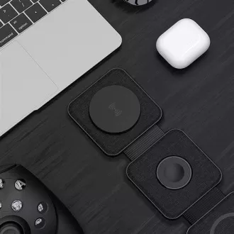 Solight Potovalni polnilec 3v1, združljiv s sistemom MagSafe