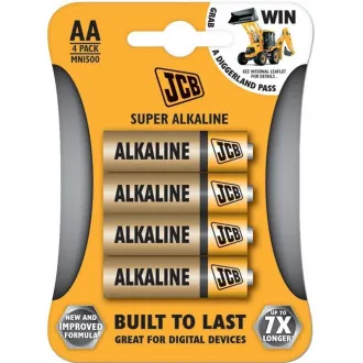 JCB SUPER alkalna baterija LR06, blister, 4 kosi