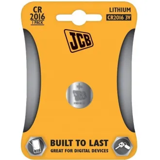 JCB litijeva baterija CR2016, blister 1 kos JCB litijeva baterija CR2016, blister 1 kos
