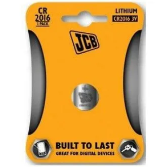 JCB litijeva baterija CR2016, blister 1 kos JCB litijeva baterija CR2016, blister 1 kos