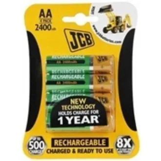 JCB RTU NiMH AA/R06, min.2400mAh, prednapolnjen, blister 4 kosi