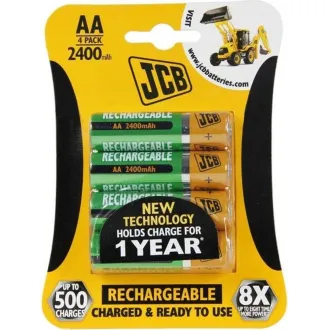 JCB RTU NiMH AA/R06, min.2400mAh, prednapolnjen, blister 4 kosi